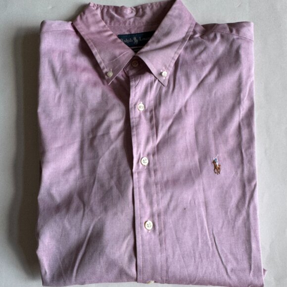 Polo Ralph Lauren Classic Fit Iridescent Long Sleeve Button Down Dress Shirt - Picture 1 of 5
